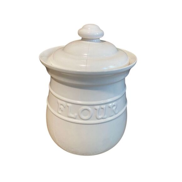 Vintage Phaltzgraff Wyndham 4 Pc. Canister Set - 3 Qt, 2.5 Qt, 2 Qt, 1.5 Qt Coff - Picture 2 of 6